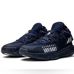 Adidas Mens Dame 7 Extply size 15 Navy, Used